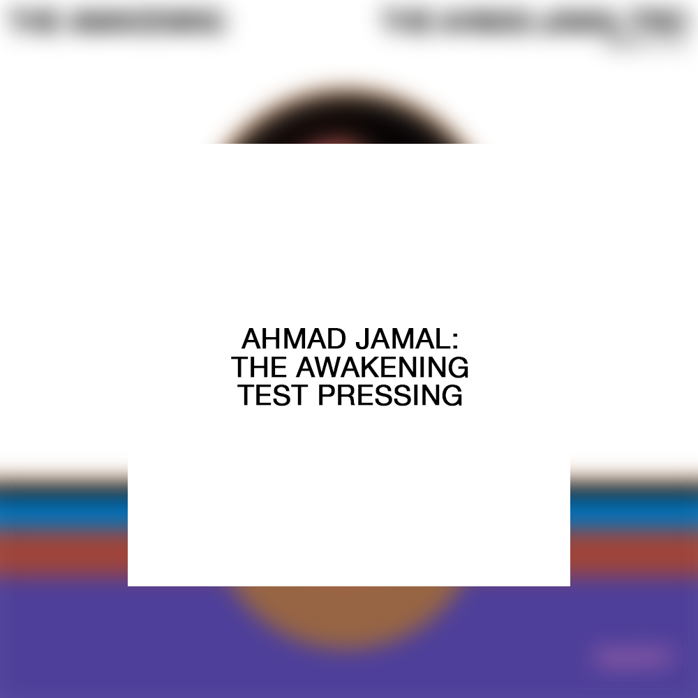 Ahmad Jamal: The Awakening Test Pressing – Verve Center Stage Store