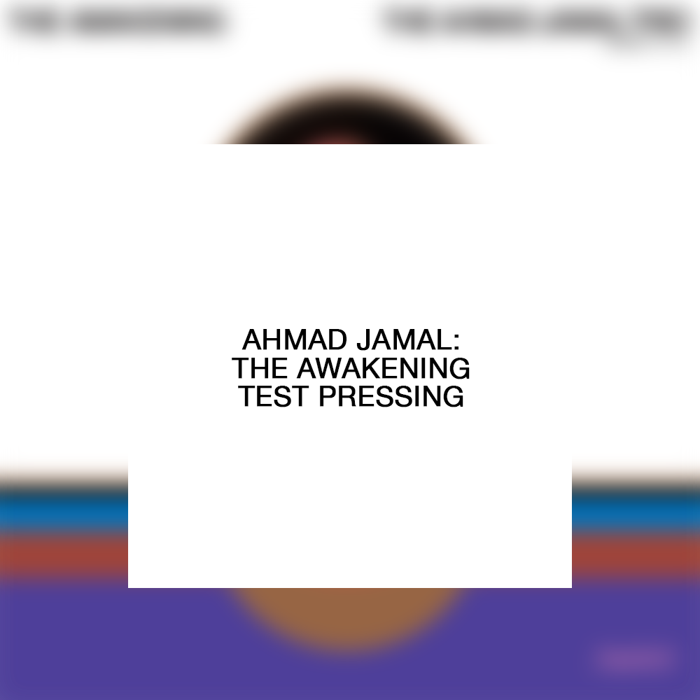 Ahmad Jamal: The Awakening Test Pressing