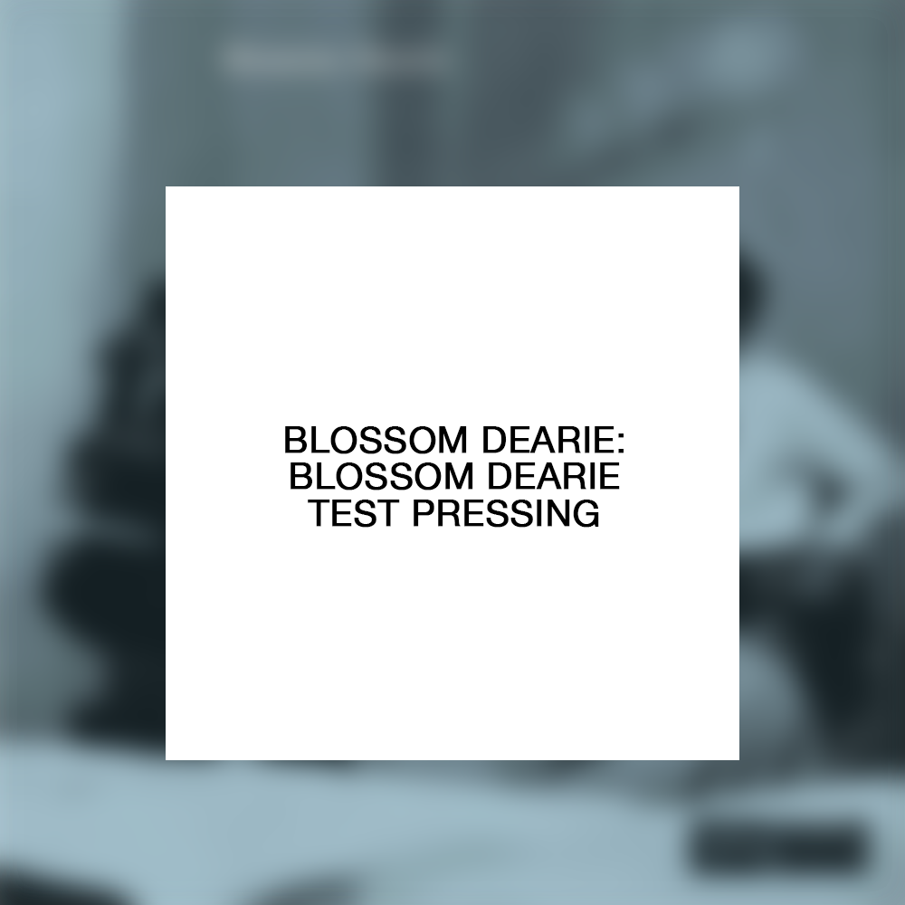 Blossom Dearie: Blossom Dearie Test Pressing