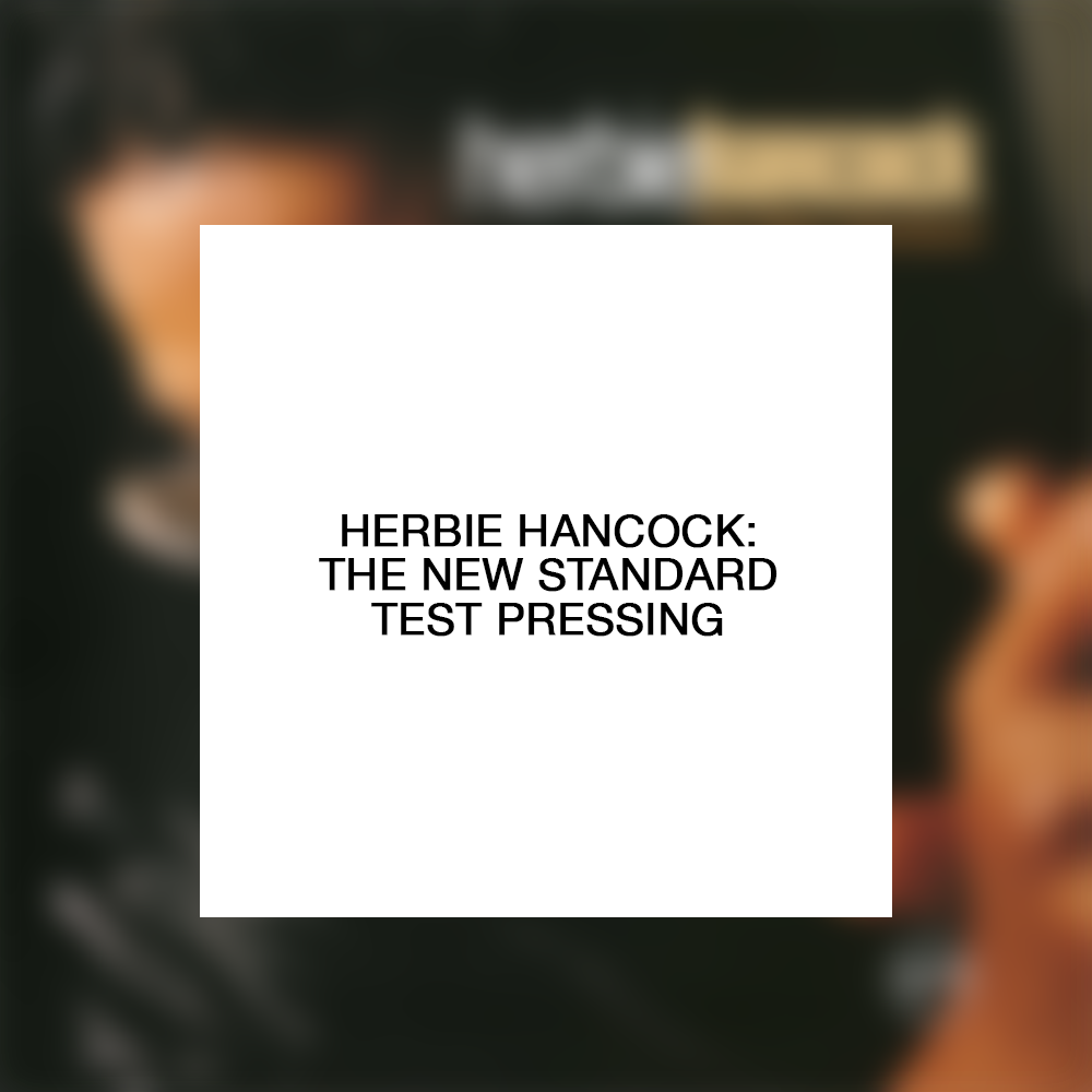 Herbie Hancock: The New Standard Test Pressing