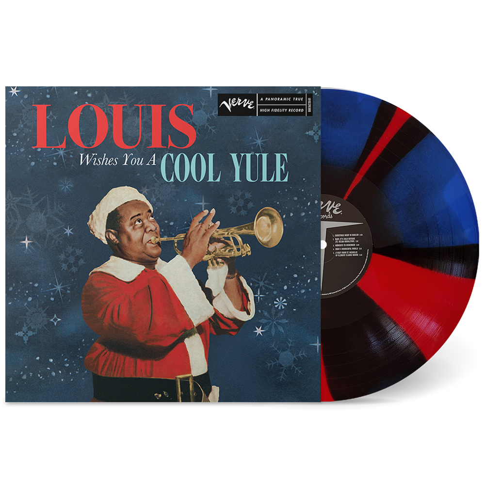 Louis Armstrong: Louis Wishes You a Cool Yule (Blue/Red Vinyl