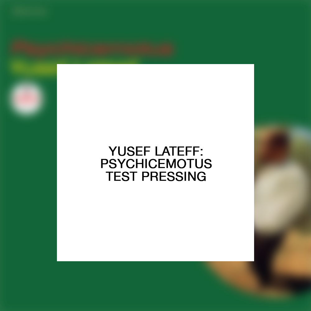 Yusef Lateff: Psychicemotus Test Pressing