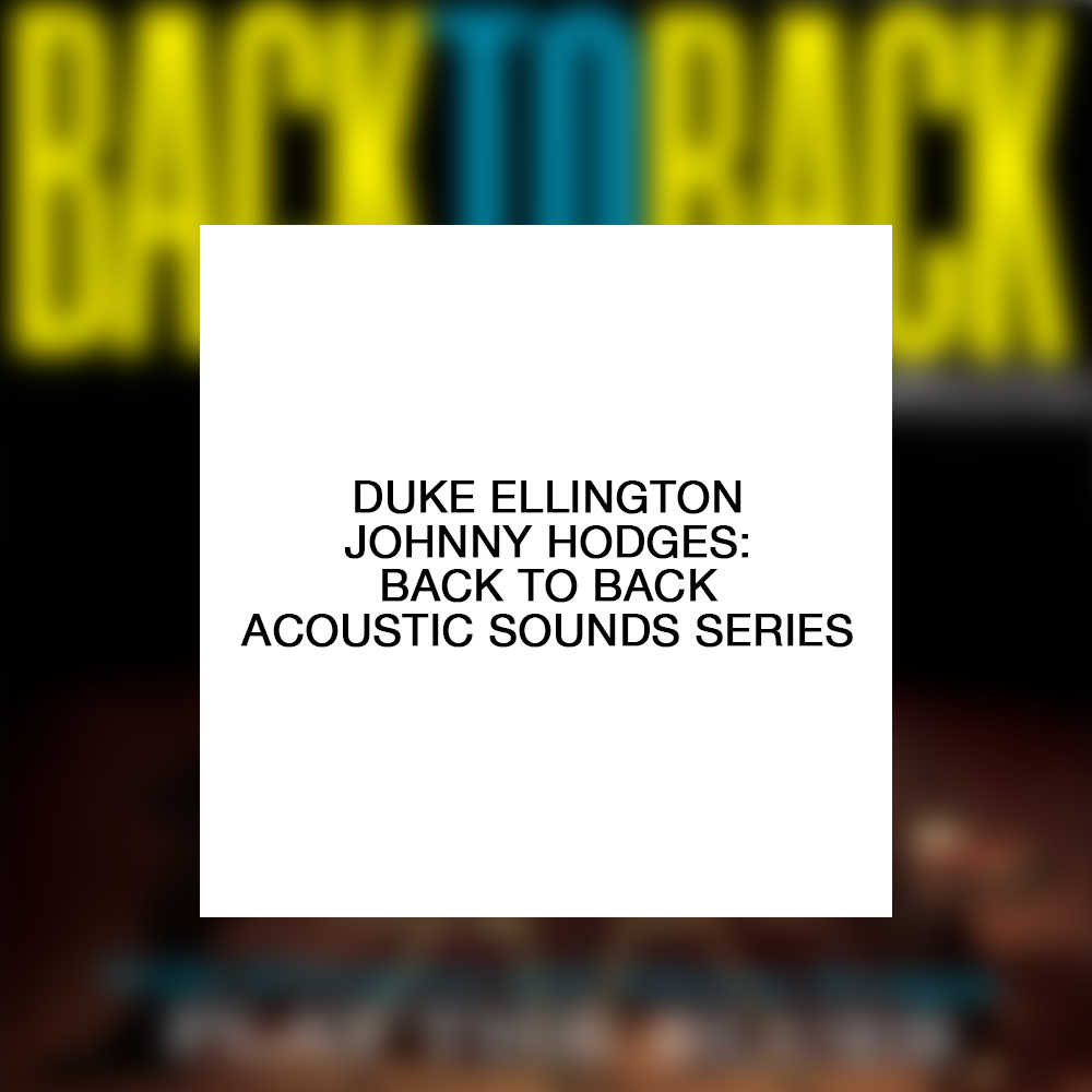Duke Ellington: Back to Back Test Pressing