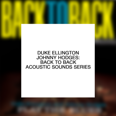 Duke Ellington: Back to Back Test Pressing
