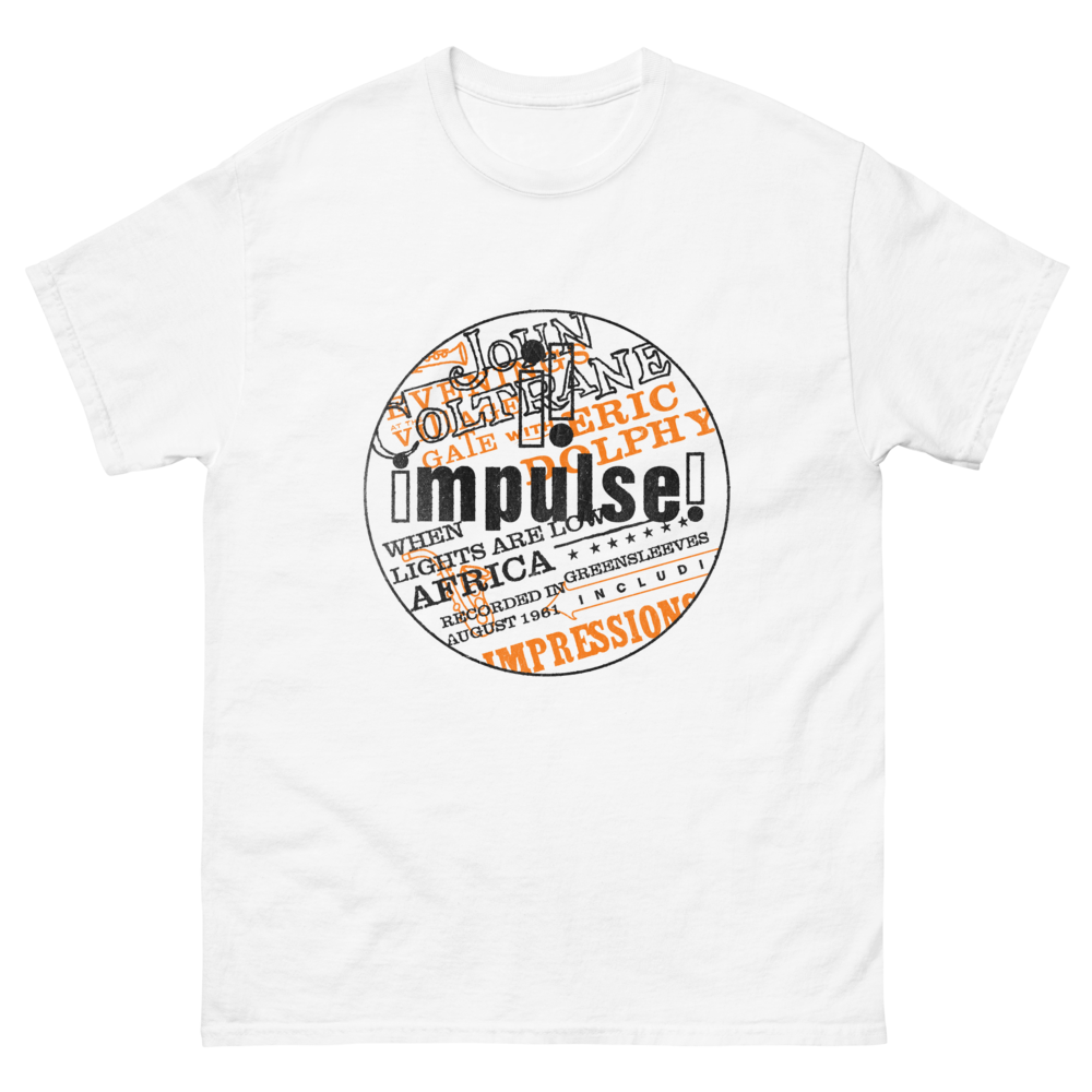 John Coltrane: Evenings At The Village Gate Impulse Logo T-Shirt