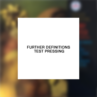 Benny Carter & His Orchestra: Further Definitions Test Pressing