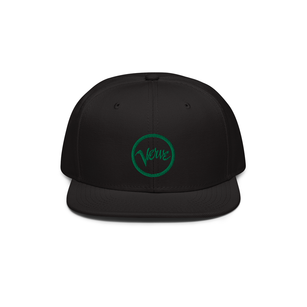 Black Verve Logo Snapback Hat