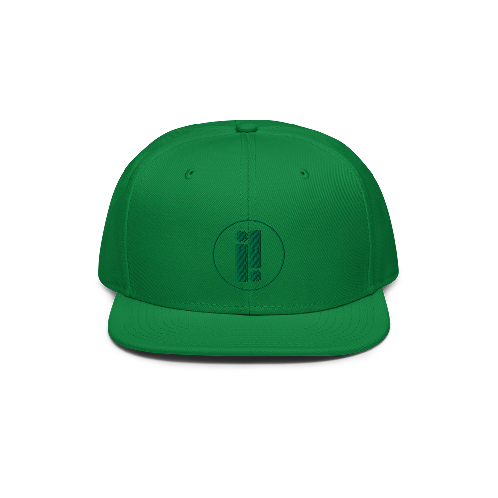 Green Impulse Logo Snapback Hat