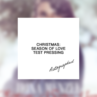 Idina Menzel: Christmas - Season Of Love Signed Test Pressing