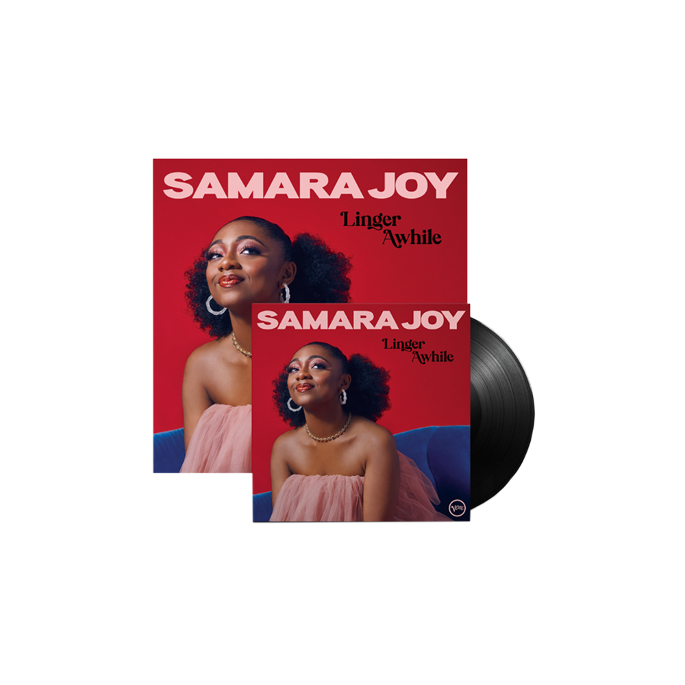 Samara Joy: Linger Awhile Standard Vinyl + Signed Lithograph