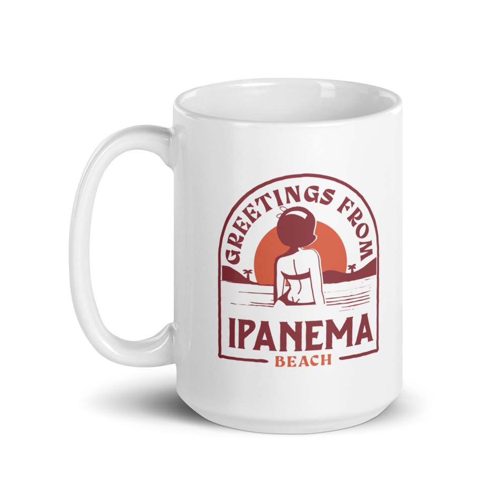 Greetings From Ipanema Mug Front