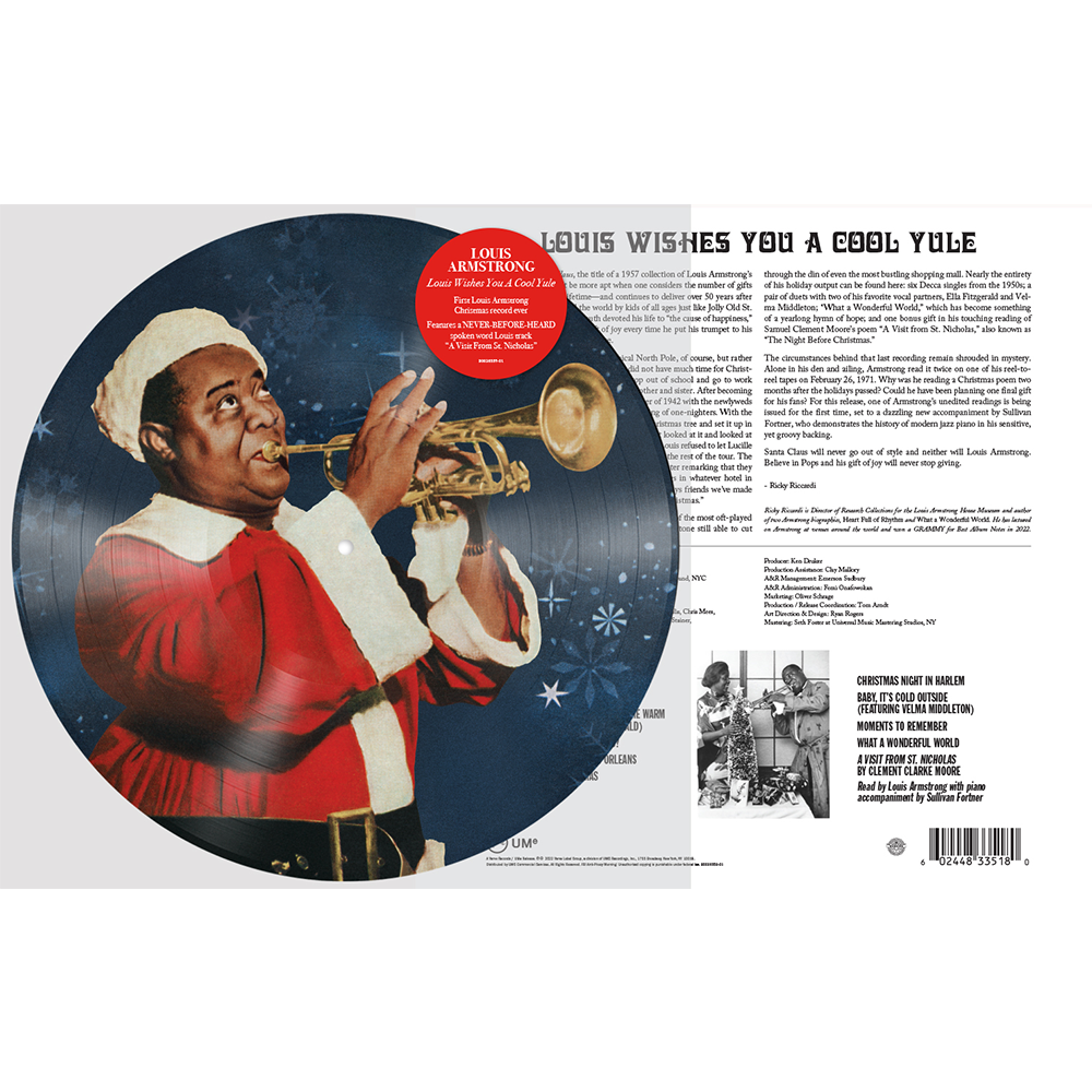 Louis Wishes You A Cool Yule – LP Picture Disc 1